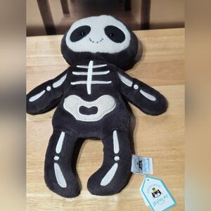 Jellycat Amuseablrs Black and White Skeleton Bob Plush